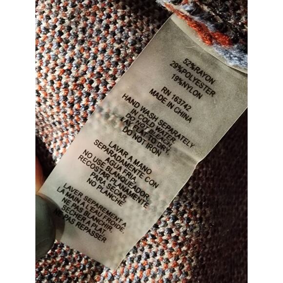 Tahari Houndstooth Open Cardigan Sweater Blazer M Perfect w/ High Waisted Pants - Picture 9 of 16